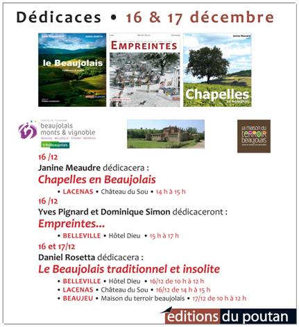 editions du poutan dedicaces des 16 et 17 decembre