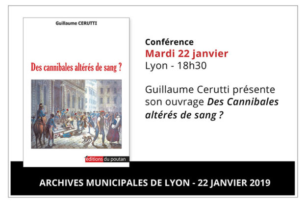 Conférence de Guillaume Cerutti aux Archives municipales de Lyon