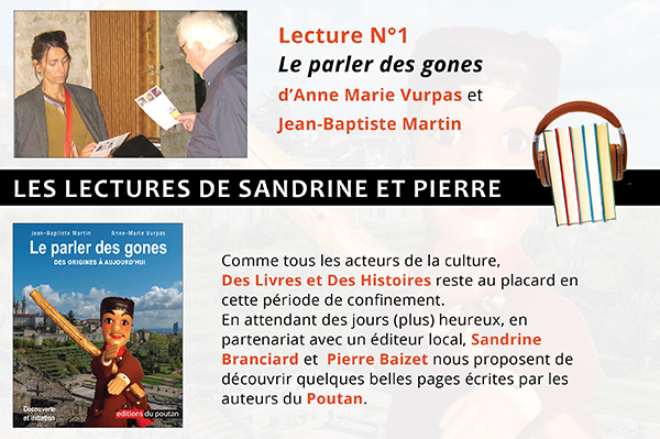Les lectures de Sandrine et Pierre en partenariat avec Des Livres et des Histoires