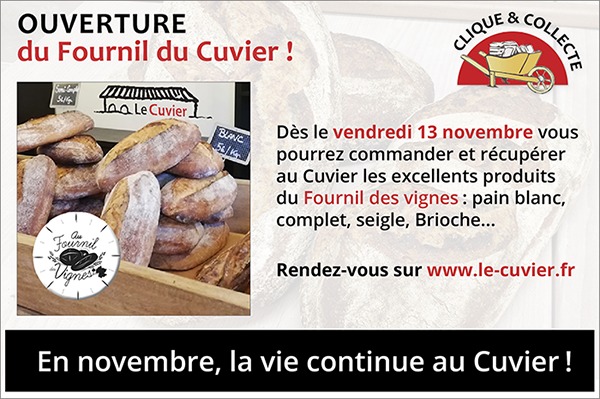 En novembre, ouverture du Fournil du Cuvier à Villefranche