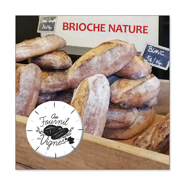 brioche nature 300 g du Fournil du Cuvier