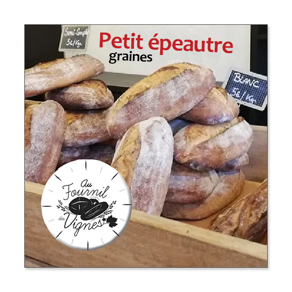 Pain de Petit épeautre et graines 1kg - Au fournil du Cuvier