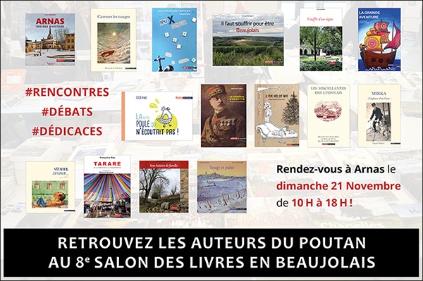 Retrouvez les auteurs du Poutan  au 8e salon Des Livres en Beaujolais!