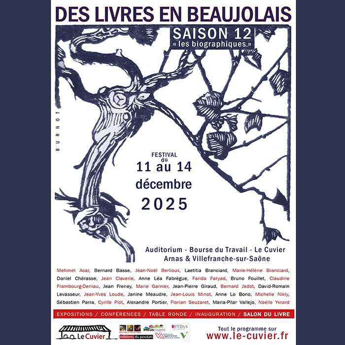 Des Livres en Beaujolais #12 - Les biographiques - 11 au 14 décembre - Villefranche-sur-Saône